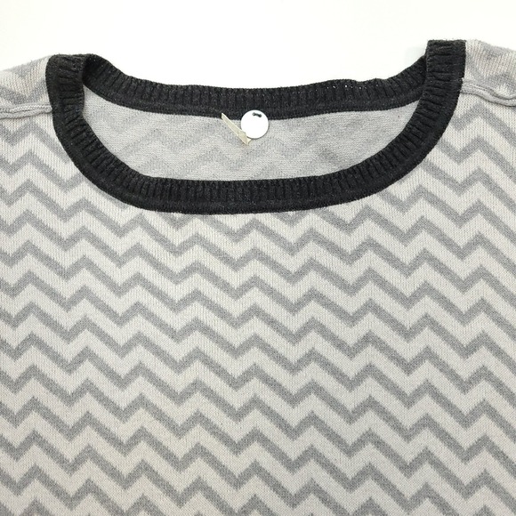 Anthropologie Margaret O'Leary Oversized Sweater Womens M Geometric Cotton - Picture 7 of 13